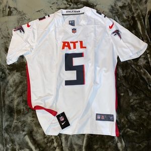 Men's Nike Drake London White Atlanta Falcons Away Game Player Jersey